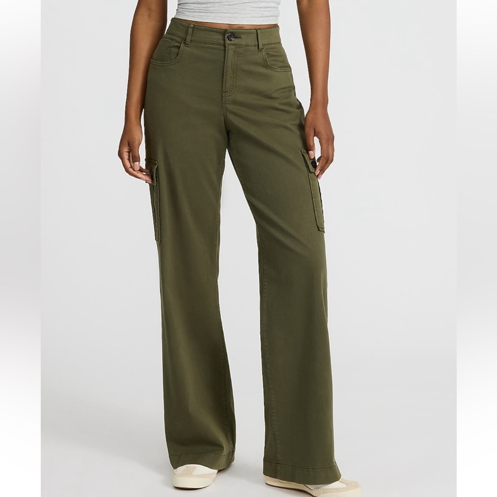 Express Olive Green Women's Cargo Pants